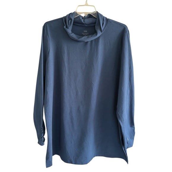 Zuda Z-Ultrasoft Long Sleeve Twist Turtleneck Top Casual Athleisure Size 3X - Picture 1 of 16